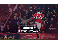 United 3 Ipswich 0