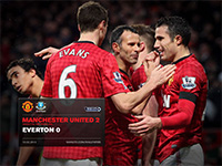 United 2 Everton 0