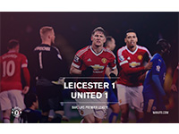 Leicester 1 United 1
