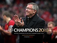 Sir Alex Celebrates