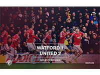 Watford 1 United 2
