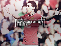 United 2 Everton 1
