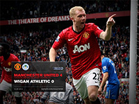 United 4 Wigan 0