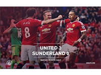 United 3 Sunderland 0