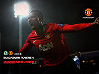 Blackburn 0 United 2