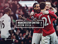United 3 Aston Villa 1
