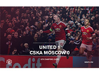 United 1 CSKA Moscow 0